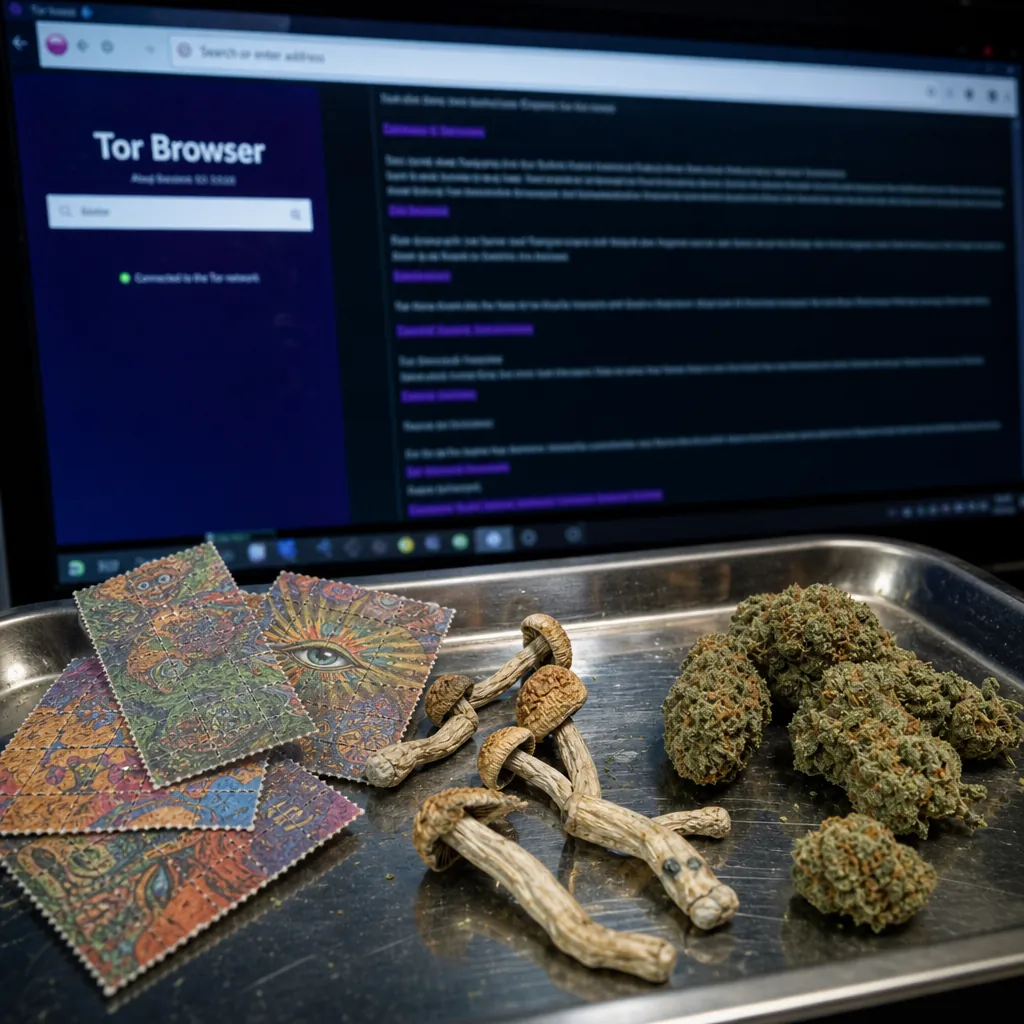 Dark web market list interface preview