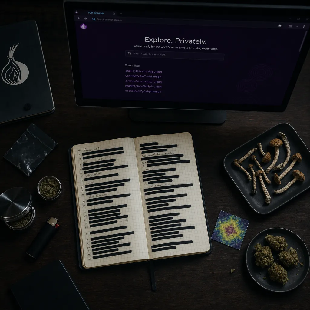 Dark web sites interface preview
