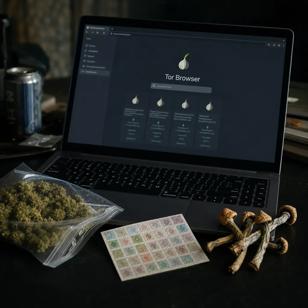 Darknet websites interface preview